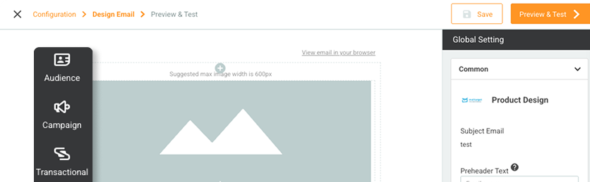 Email Marketing Platform Dashboard