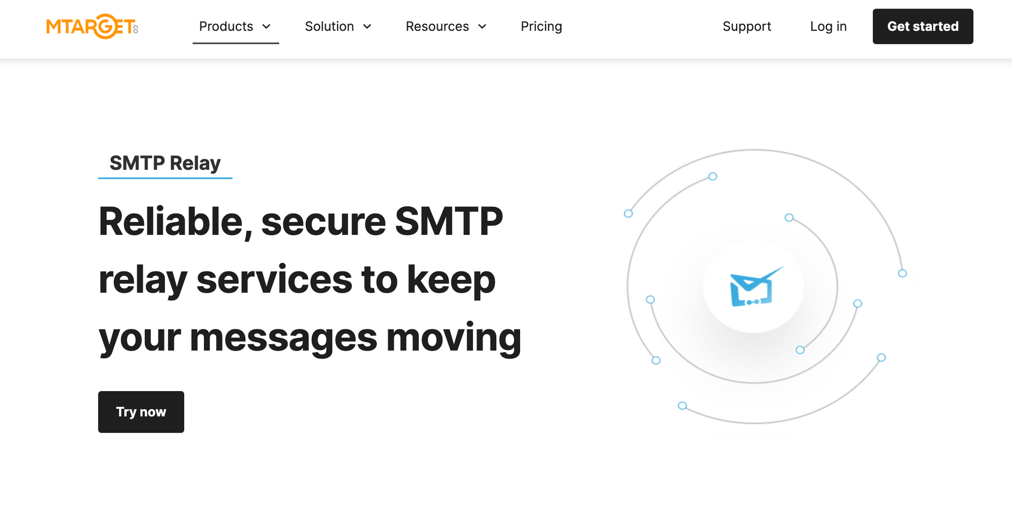MTARGET: Reliable, secure SMTP relay services to keep your messages moving.