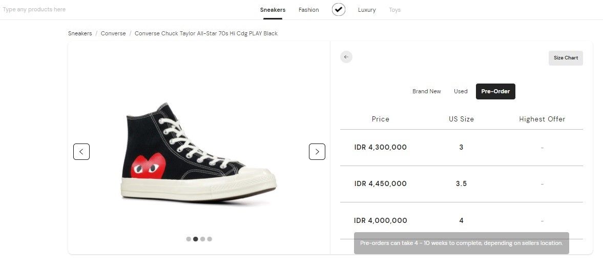 Contoh Pre Order Form