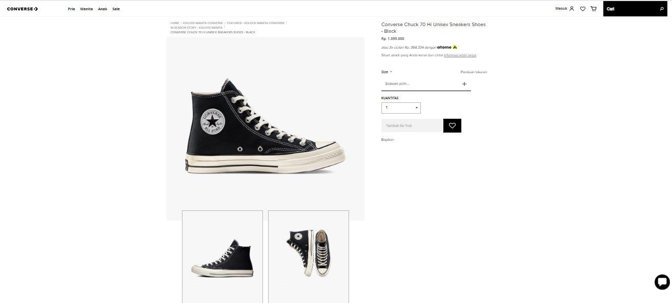 Contoh Product Order Form