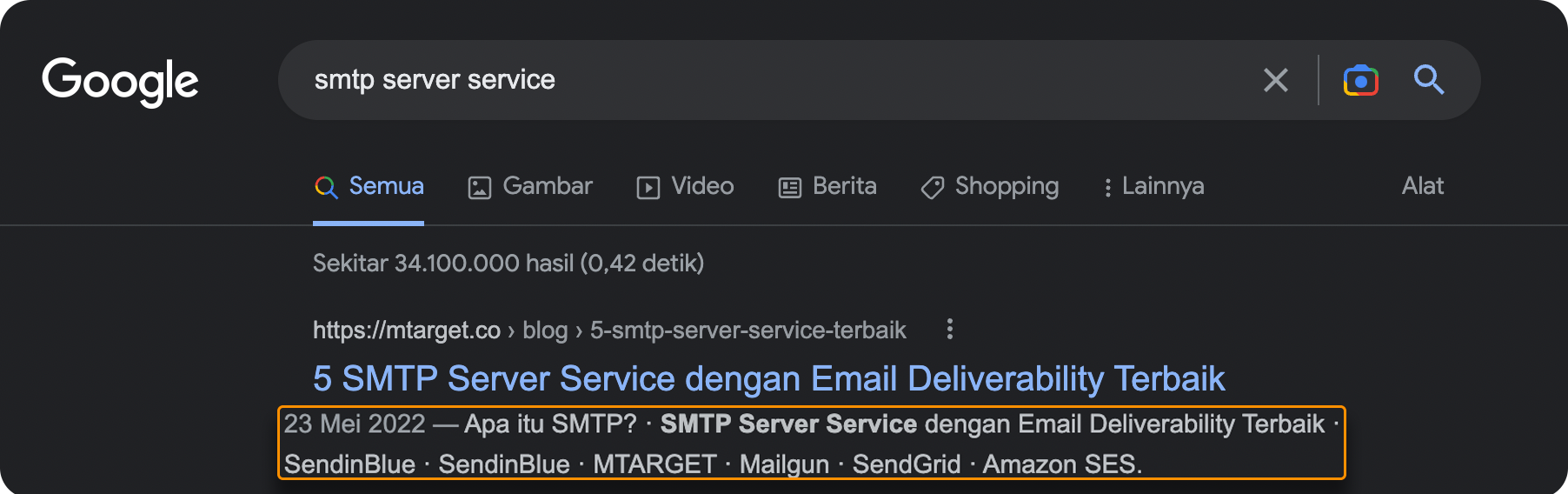 Contoh Meta Description Tags