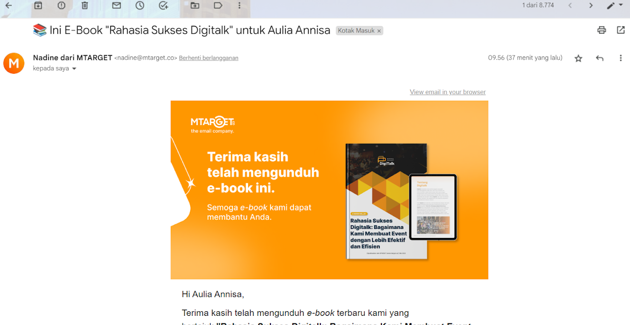 Contoh Subjek Email Menarik
