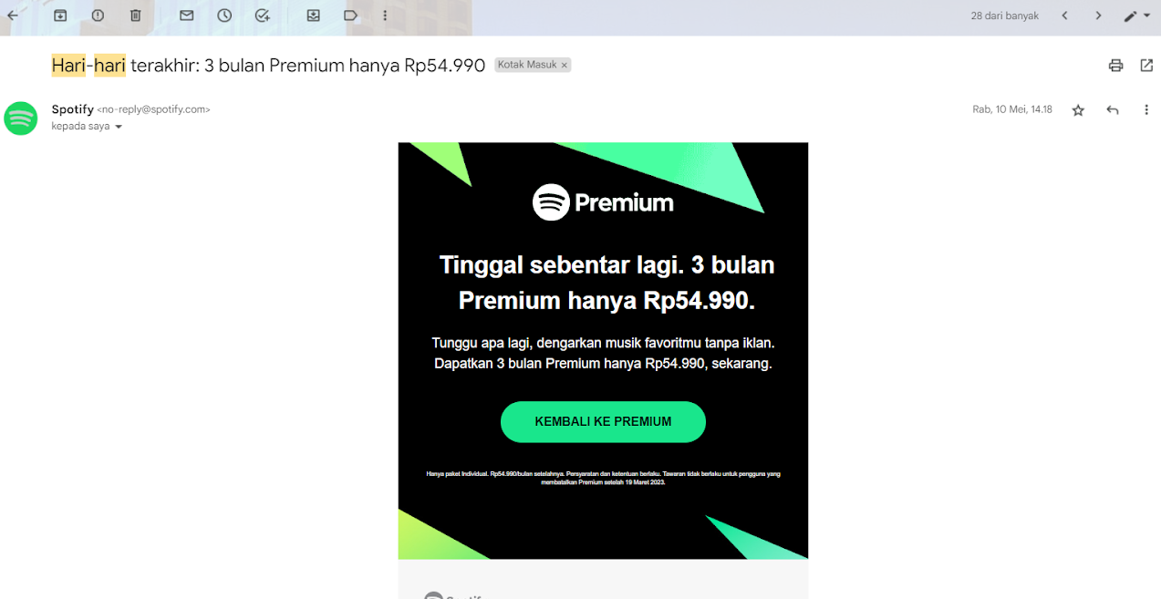 Contoh Subjek Email Menarik